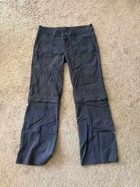 Prana Charcoal Convertible Pants